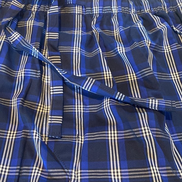 Derek Rose of London Pajama Pants Blue Plaid Tartan Pants Sz XXL - Picture 5 of 9